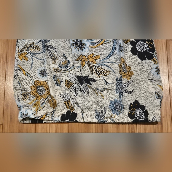 NWOT Evereve Floral Puff Sleeve - Picture 2 of 8